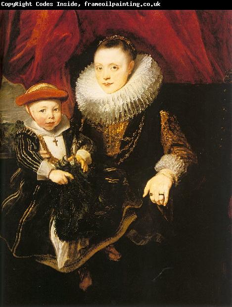 Dyck, Anthony van Young Woman with a Child